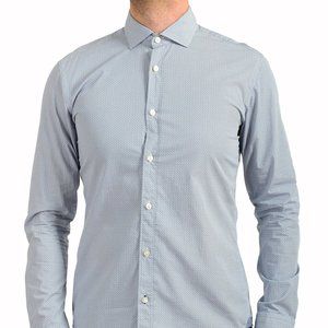 Hugo Boss Men's "Ridley_53" Slim Fit Floral Print Long Sleeve Casual Shirt